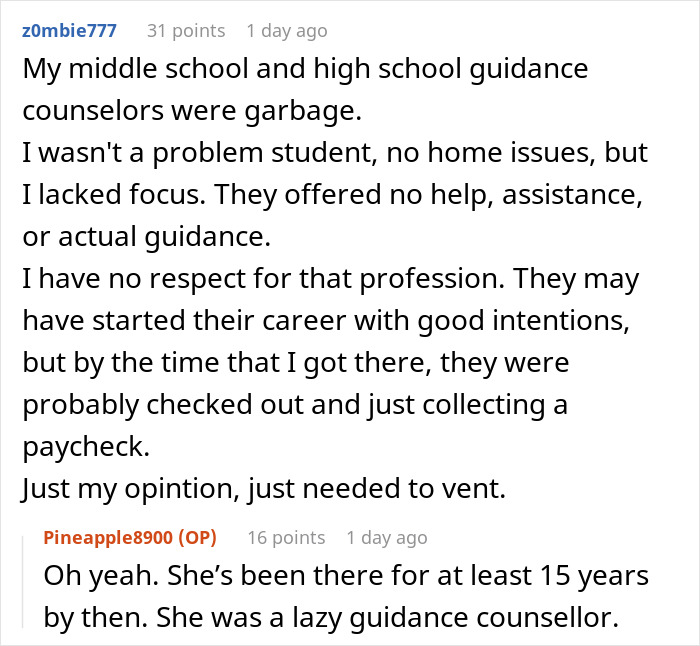Guidance Counselor Is Shocked This Student Doesn't Recognize Her, But It's All Part Of Revenge