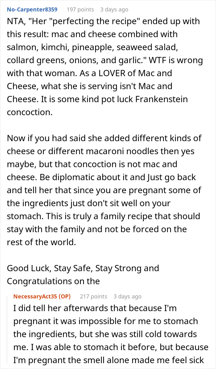 Woman At A Loss For Words After Daughter-In-Law Says She Simply Can&rsquo;t Eat Her Food At A Family Party