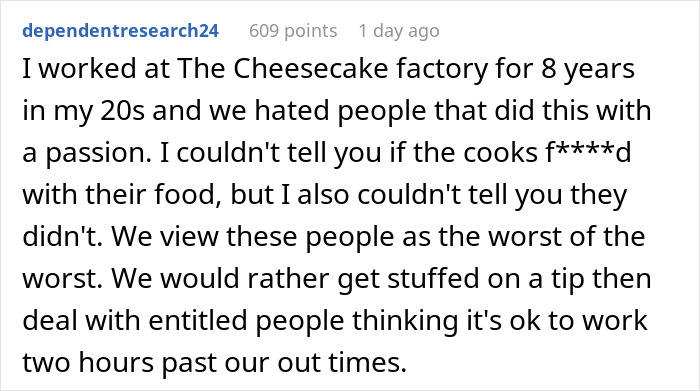Woman Doesn&rsquo;t Get What&rsquo;s Wrong With Going To A Restaurant Before Closing, Gets A Reality Check
