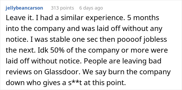 Woman Makes An Honest Glassdoor Review After Company Screws Her Over, They Demand She Delete It