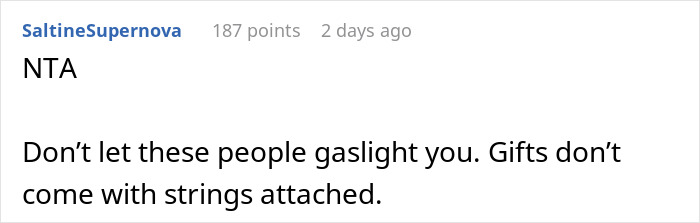 &ldquo;Never Asked For It&rdquo;: Woman Receives A Gift From MIL, Is Shocked When She Also Asks For $30 Back