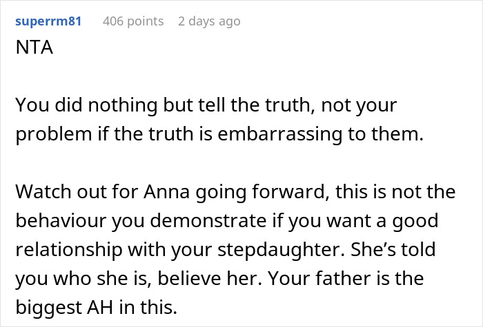 Teen Called A &ldquo;Selfish Brat&rdquo; For Exposing Why Dad And Stepmom Excluded Her From Wedding