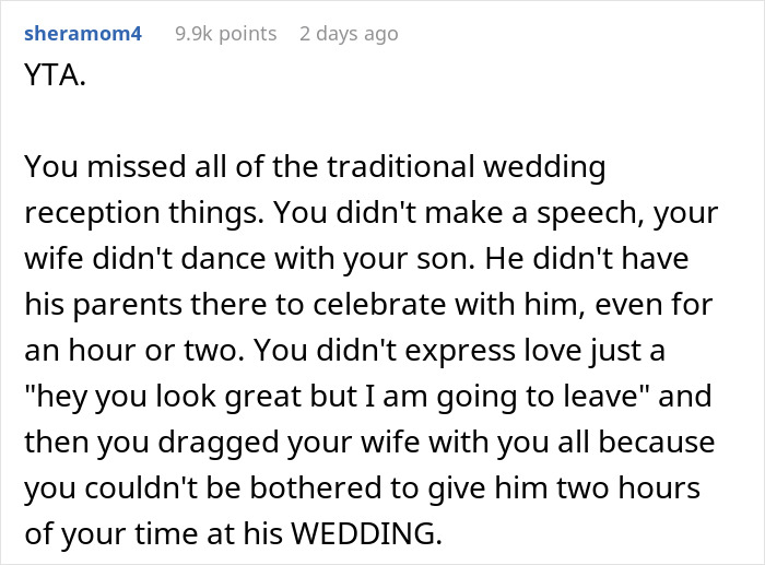 “His Wife Had A Temper He Should Know About”: Parents Berated For Leaving Son’s Wedding Early “His Wife Had A Temper He Should Know About”: Parents Berated For Leaving Son’s Wedding Early