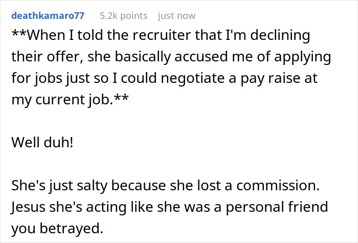 Guy Is Stunned After Being Accused Of Unethical Pay Raise Negotiation For Choosing Counteroffer