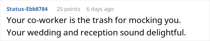 Man Blasts Coworker&rsquo;s Choice Of Wedding Food, Calls It &ldquo;White Trash&rdquo;