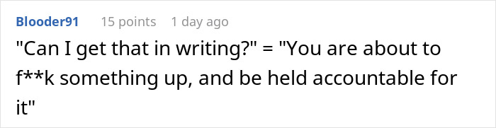 Worker Complies With Manager’s Demand To Be Off The Clock By 1 PM, Teaches Her A Lesson Worker Complies With Manager’s Demand To Be Off The Clock By 1 PM, Teaches Her A Lesson
