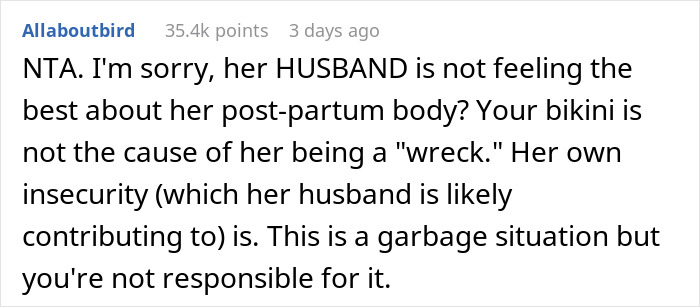 Woman Demands Sister Cover Up Her Bikini, Throws A Fit When She Refuses