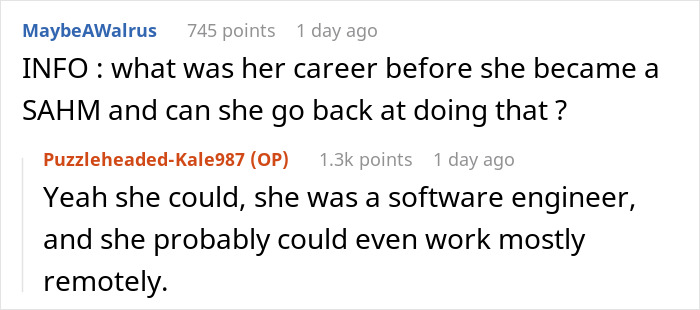 Woman Livid Her Husband Won&rsquo;t Let Her Be A Stay-At-Home Wife Even Though She Has Zero Reason To