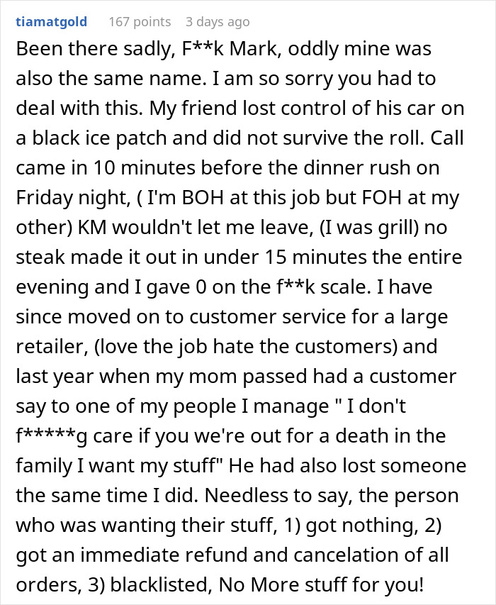 Jerk Boss Denies Teen A Day Off After Her Best Friend Died, So She Maliciously Complies