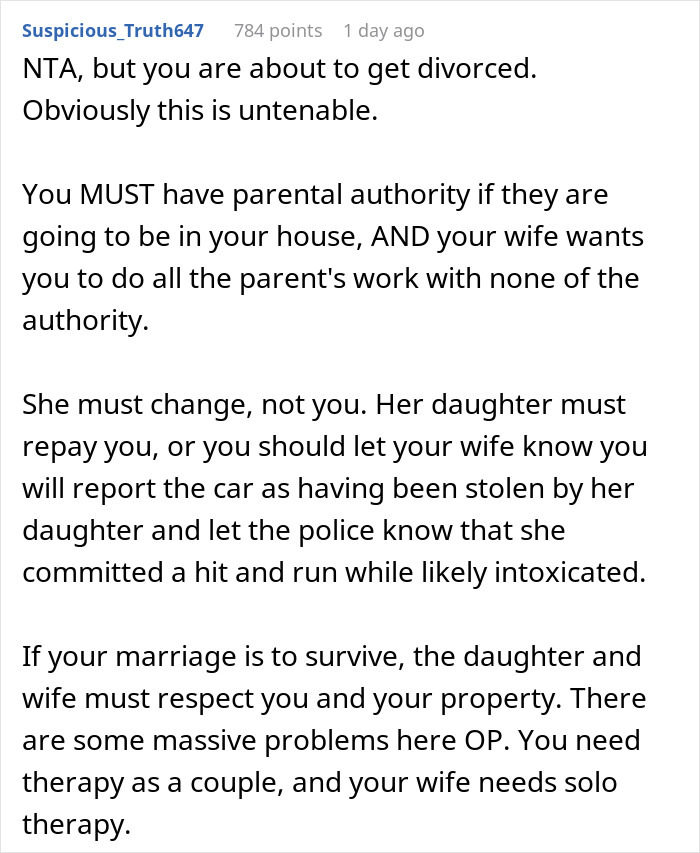 Man Wonders If He Went Too Far By Stopping Parental Duties After Wife Said He's Not Her Kids' Dad