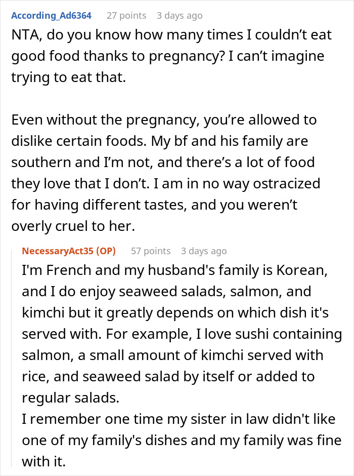 Woman At A Loss For Words After Daughter-In-Law Says She Simply Can&rsquo;t Eat Her Food At A Family Party