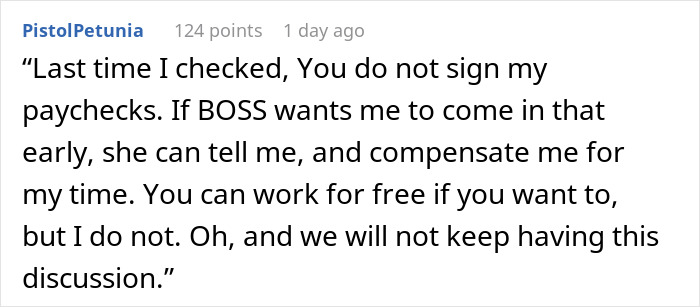 Karen Employee Upset Coworker Arrives Just 10 Minutes Early Instead Of Her &lsquo;Expected&rsquo; 30