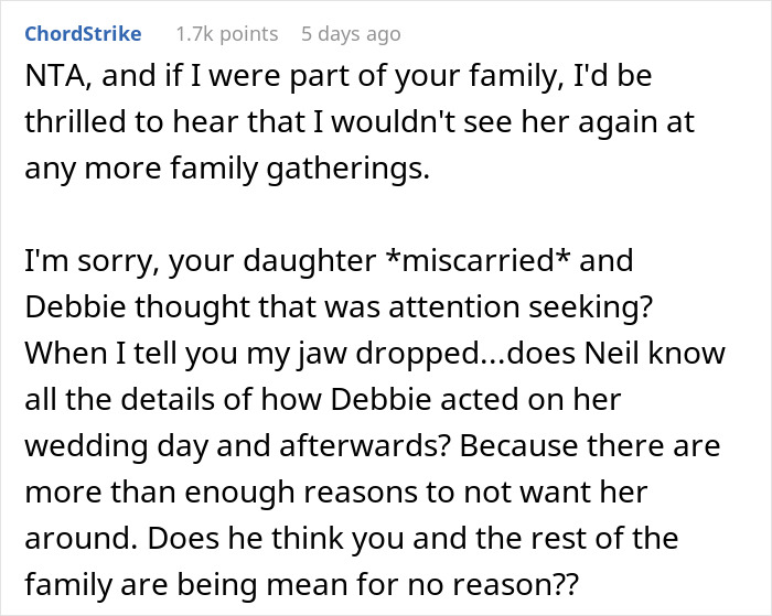 Man Calls Out DIL For Being A Bridezilla And Explains That’s The Reason His Family Excluded Her Man Calls Out DIL For Being A Bridezilla And Explains That’s The Reason His Family Excluded Her