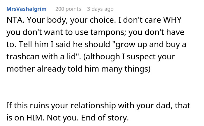 Teen Snaps At Dad After He Mansplained How She Should Handle Her Period