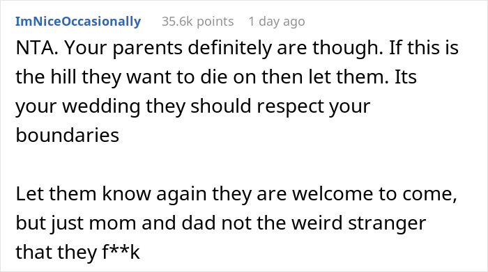 Groom Asks If He&rsquo;s A Jerk To Uninvite Polycule Parents From The Wedding, Gets Support Online