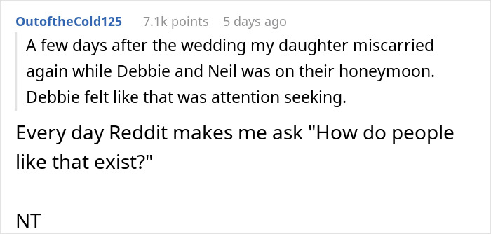 Man Calls Out DIL For Being A Bridezilla And Explains That’s The Reason His Family Excluded Her Man Calls Out DIL For Being A Bridezilla And Explains That’s The Reason His Family Excluded Her