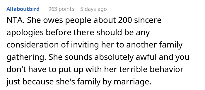 Man Calls Out DIL For Being A Bridezilla And Explains That’s The Reason His Family Excluded Her Man Calls Out DIL For Being A Bridezilla And Explains That’s The Reason His Family Excluded Her
