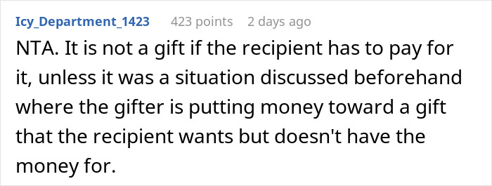 &ldquo;Never Asked For It&rdquo;: Woman Receives A Gift From MIL, Is Shocked When She Also Asks For $30 Back