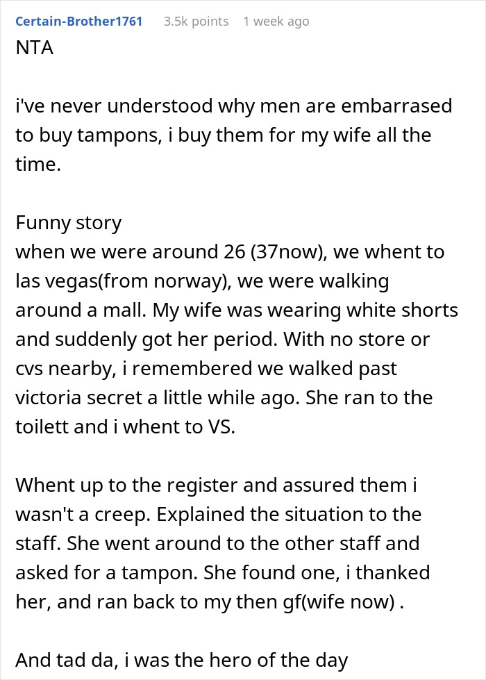 Man Refuses To Get Tampons For His Girlfriend, Gets What He Deserves