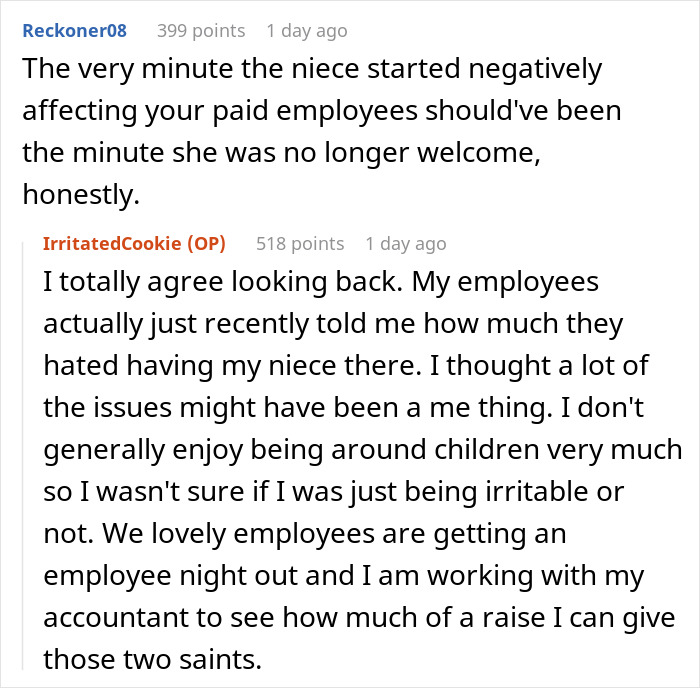 Woman Can’t Stand Niece “Helping” Her Out In Bakery, Family Drama Ensues Woman Can’t Stand Niece “Helping” Her Out In Bakery, Family Drama Ensues