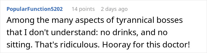 Boss Demands A Doctor’s Note To Allow This Cashier To Drink At The Register, Doc Doesn’t Hold Back Boss Demands A Doctor’s Note To Allow This Cashier To Drink At The Register, Doc Doesn’t Hold Back