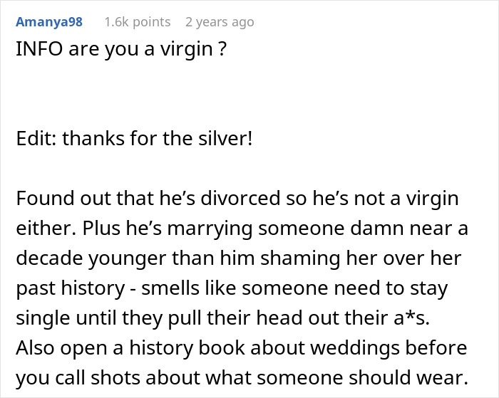 &ldquo;[Am I The Jerk] For Convincing My Girlfriend Not To Wear A White Dress On Our Wedding Day?&rdquo;