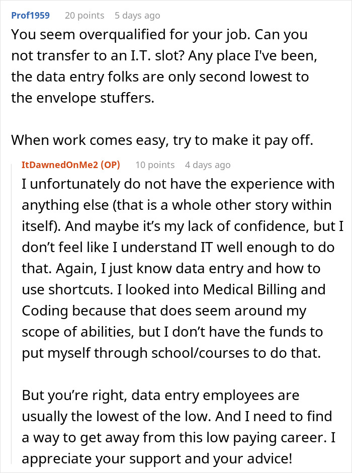 Woman Becomes The Top Performer In A New Company, Drops To Bare Minimum After Being Investigated