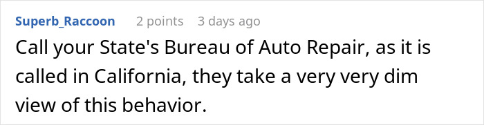 Mechanic Tries To Scam Young Woman, Realizes He&rsquo;s Messed With The Wrong Person
