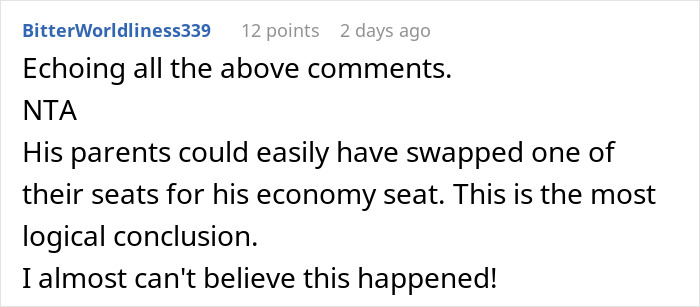 "As If I Had No Choice But To Move": Woman Refused To Switch Plane Seats