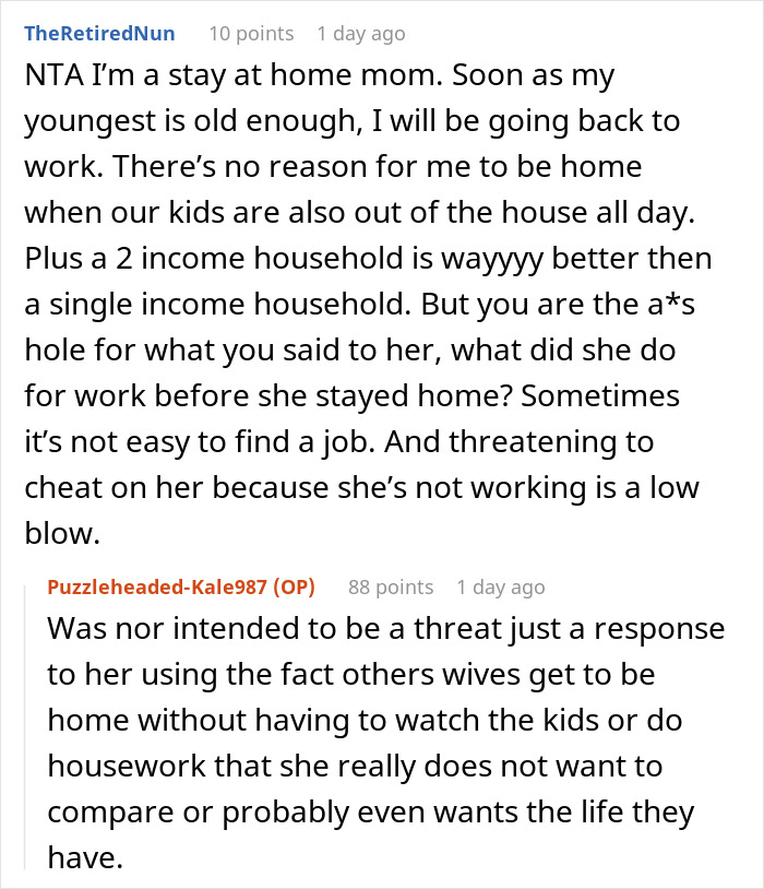 Woman Livid Her Husband Won&rsquo;t Let Her Be A Stay-At-Home Wife Even Though She Has Zero Reason To
