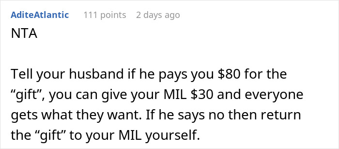 &ldquo;Never Asked For It&rdquo;: Woman Receives A Gift From MIL, Is Shocked When She Also Asks For $30 Back