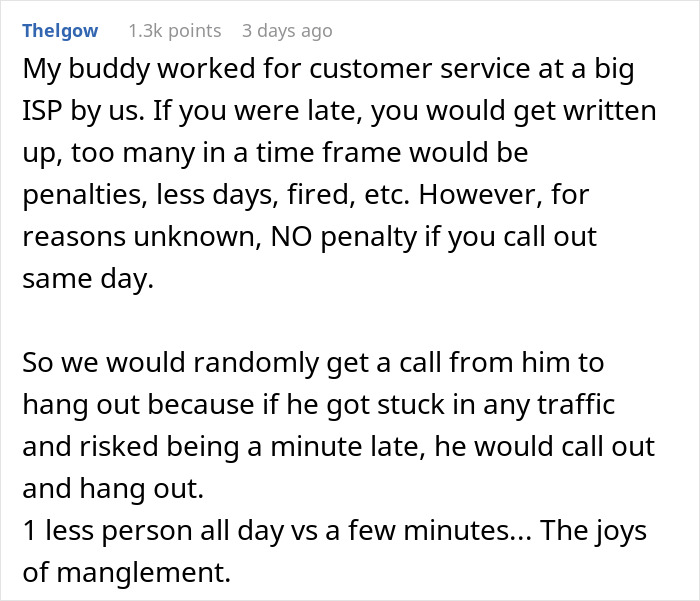 Dream Employee Turns Sour After New Manager Puts In Strict Lateness Rules, Makes Them Regret It