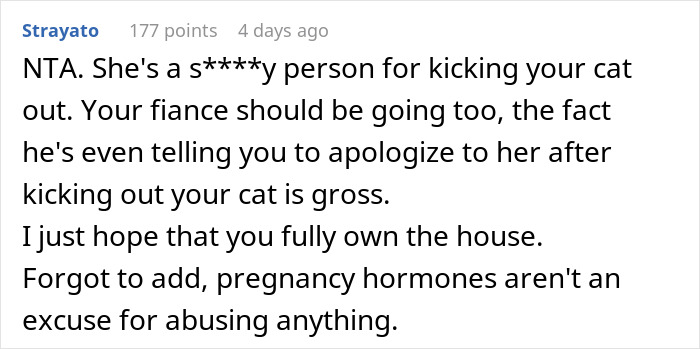 Woman Chooses Her Elderly Cat Over Fianc&eacute; And His Pregnant Daughter, Gets Full Support Online