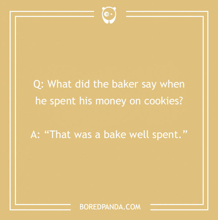 Funny Money Spent Cookie Pun 