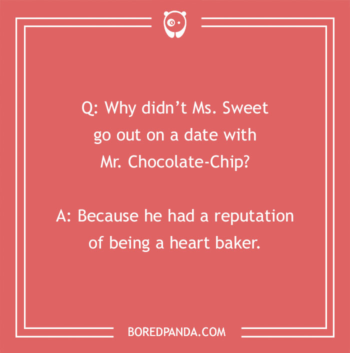 Funny Dating Reference Cookie Pun 