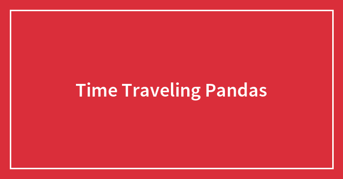 Time Traveling Pandas