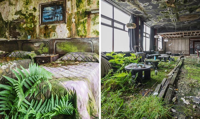 I Visited An Abandoned Hotel In Ireland With Many Objects Left Untouched
