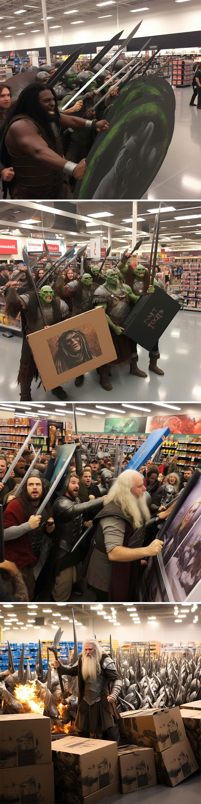 Sauron victorioso en la batalla del Black Friday