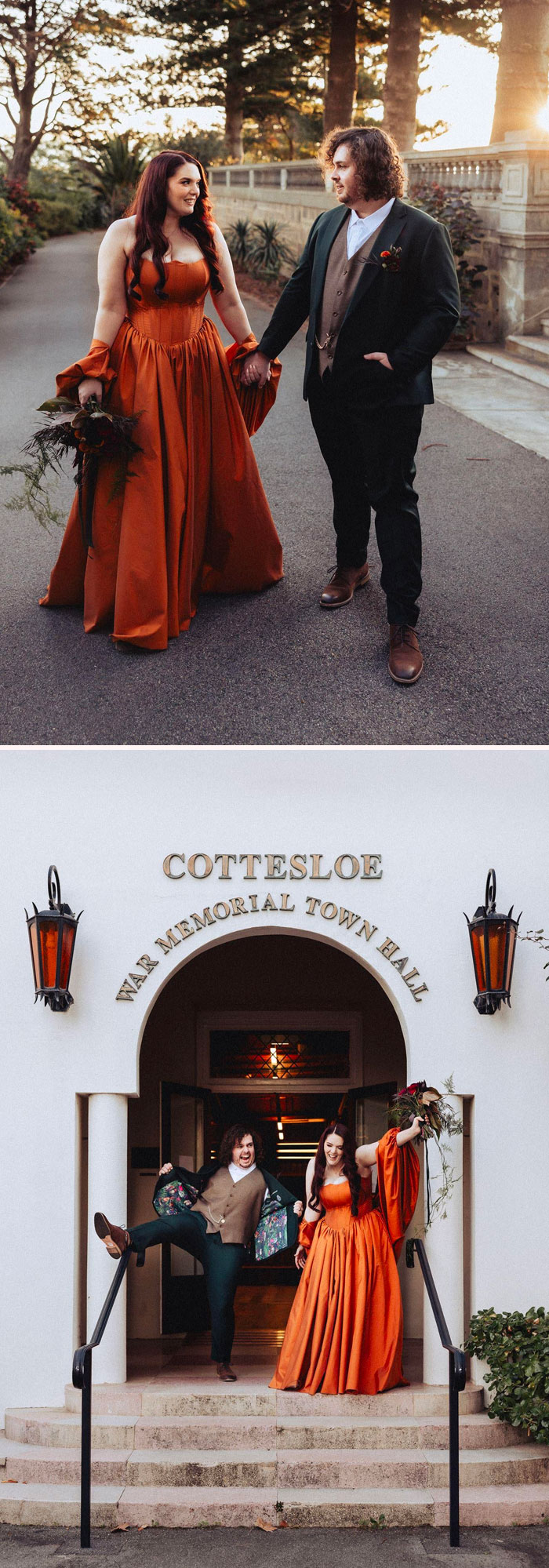 Photos From My Winter Wedding In Teuta Matoshi Dress