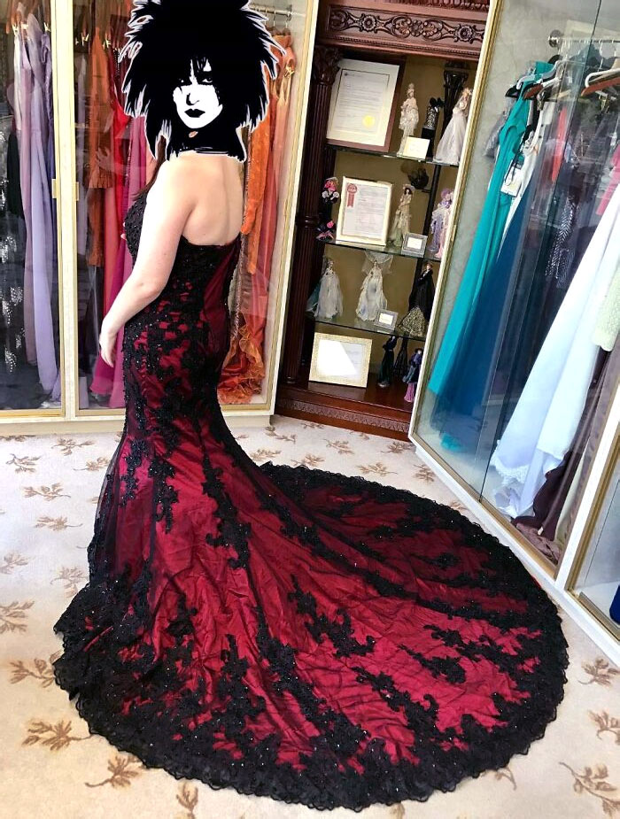 My Unconventional Wedding Dress, I Seriously Love The Train