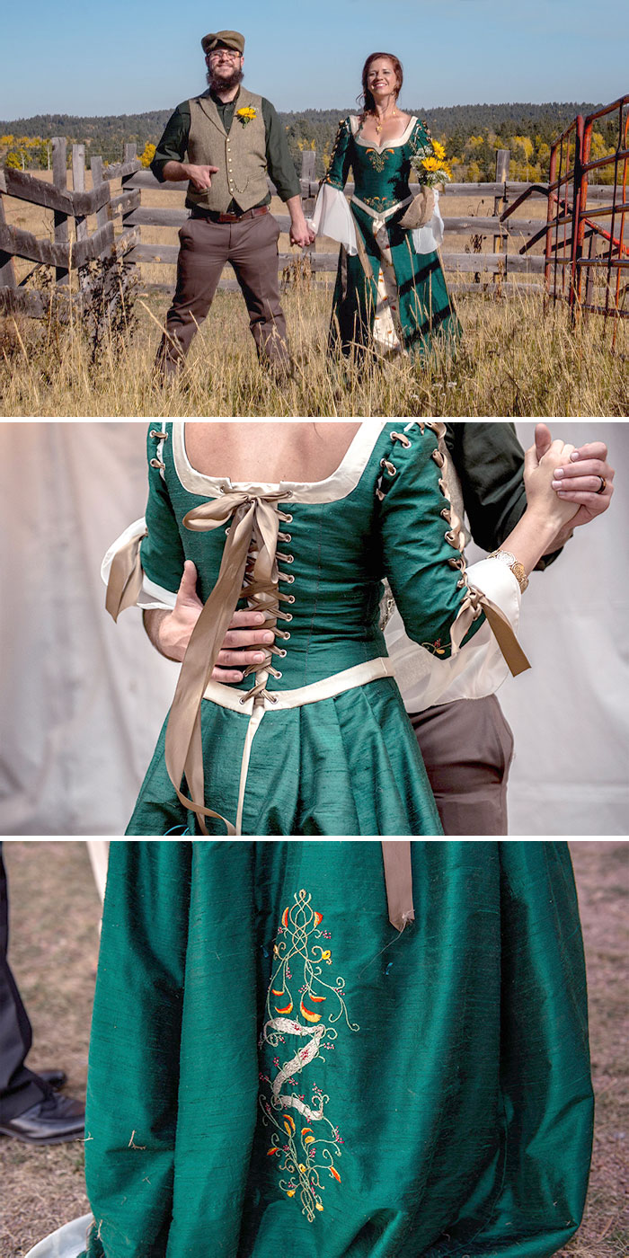 I Designed It, And My Mom Made It. I Couldn't Be Happier With The Way My Unconventional Dress Turned Out