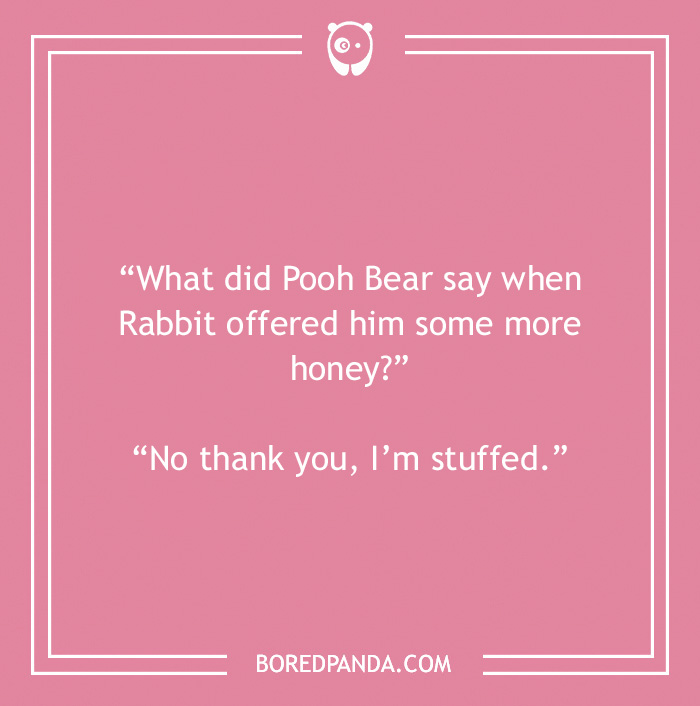 Disney joke on Winnie-the-Pooh 