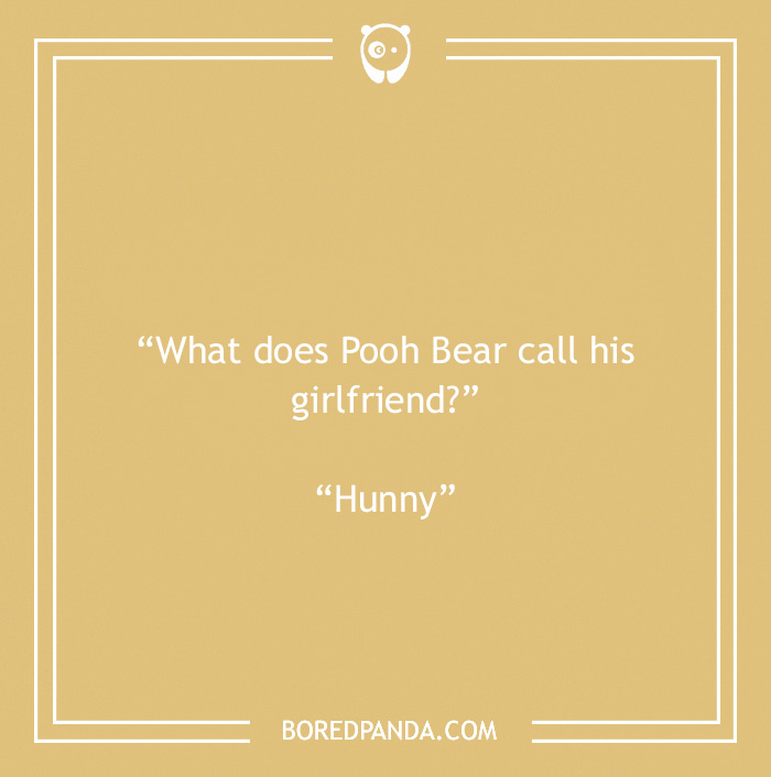 Disney joke on Winnie-the-Pooh