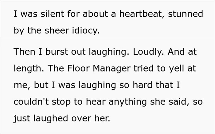 Manager Demands Ex-Employee Come Into Work, They Laugh In Her Face