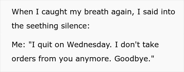 Manager Demands Ex-Employee Come Into Work, They Laugh In Her Face
