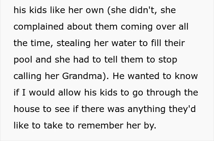 Entitled Neighbor Thinks He Has The Right To Grandma's Will And Inheritance, Gets Laughed At