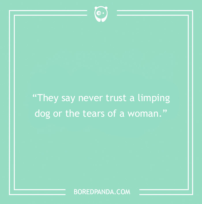 Frida Kahlo quote on trust with a teal background, featuring a poignant saying about tears and trust in women. - 14