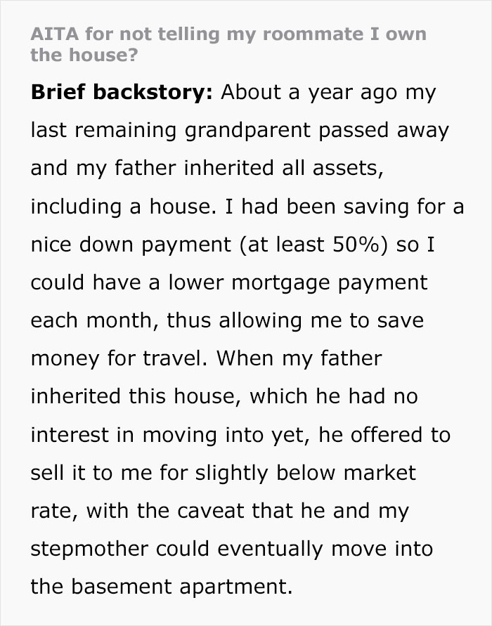 Tenant Shocked To Learn His Roommate Owns The House