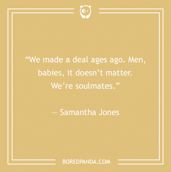 Samantha Jones quote on friendship 