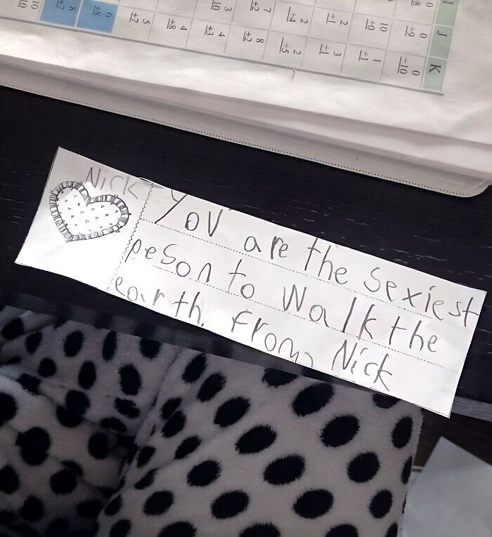 My 7-Year-Old Cousin Wrote His Valentine's Day Card To Himself